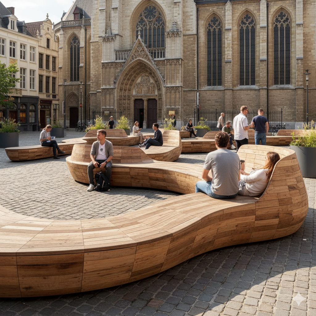 圣玛利亚皇家教堂广场设计